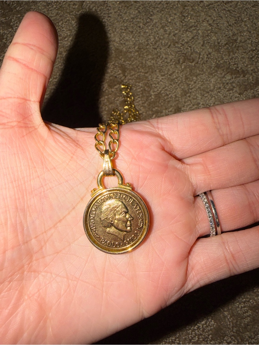 RARE Vintage Paolo Gucci Pendant Necklace - Picture 2 of 10